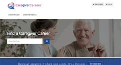 Desktop Screenshot of caregivercareers.com