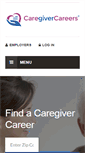 Mobile Screenshot of caregivercareers.com